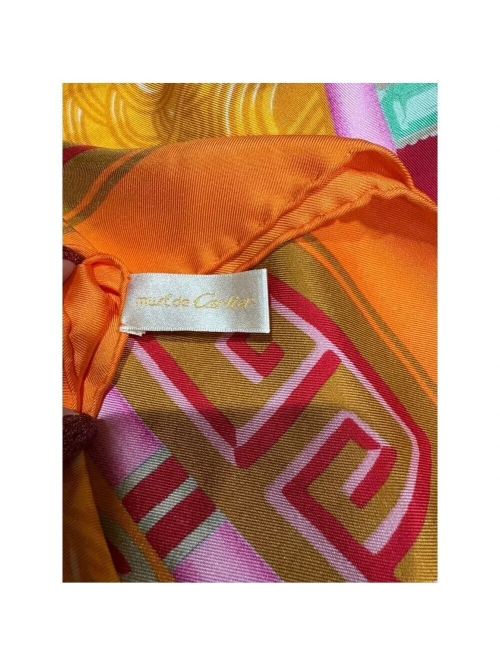 Cartier luxury silk